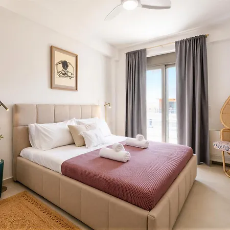 Апартаменты Marina Sea View Penthouse Каламата